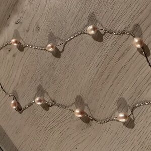 A string of freshwater pearls classy!